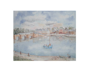 aperçu aquarelle de St Goustan